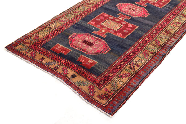 4x10 ft Handmade area rug from Anatolian design Turkish wool carpet SHR1681 Vintage rug, Antique rug, Area rug, Organic wool rug