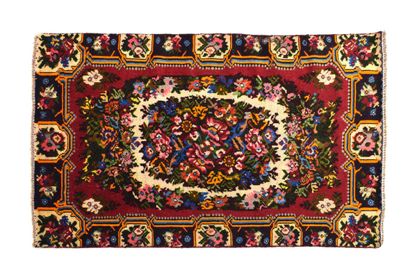 3x5 ft Handmade area rug from Anatolian design Turkish wool carpet SHR1712 Vintage rug, Antique rug, Area rug, Organic wool rug