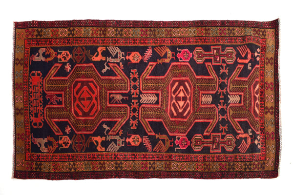 4x7 ft Handmade area rug from Anatolian design Turkish wool carpet SHR1736 Vintage rug, Antique rug, Area rug, Organic wool rug