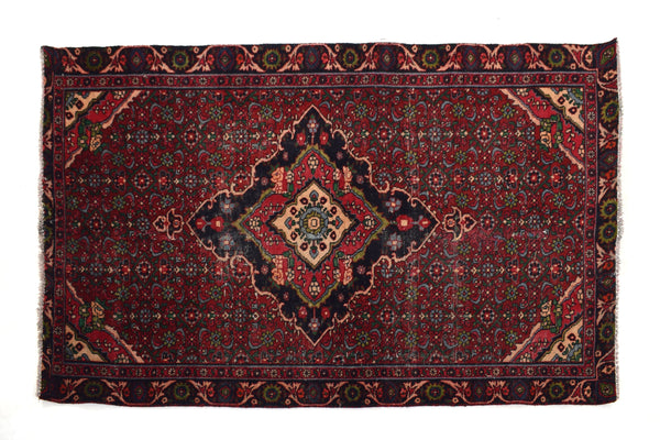 4x6 ft Handmade area rug from Anatolian design Turkish wool carpet SHR1741 Vintage rug, Antique rug, Area rug, Organic wool rug