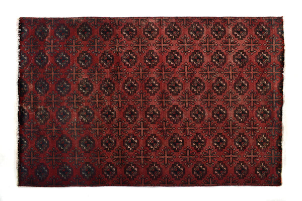 4x6 ft Handmade area rug from Anatolian design Turkish wool carpet SHR1856 Vintage rug, Antique rug, Area rug, Organic wool rug