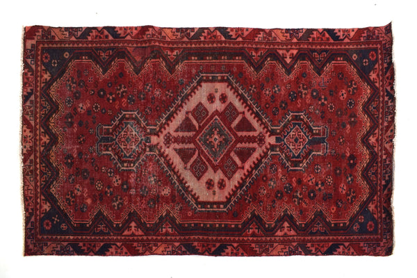 3x6 ft Handmade area rug from Anatolian design Turkish wool carpet SHR1796 Vintage rug, Antique rug, Area rug, Organic wool rug