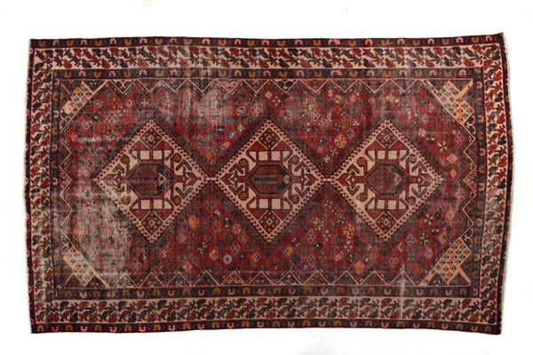 6x9 ft Handmade area rug from Anatolian design Turkish wool carpet SHR1910 Vintage rug, Antique rug, Area rug, Organic wool rug