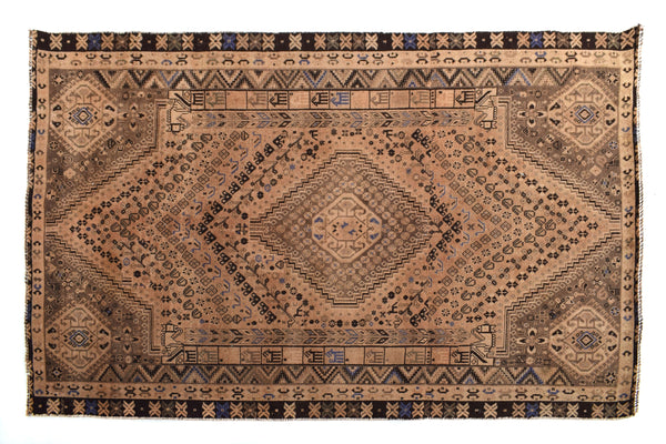 5x8 ft Handmade area rug from Anatolian design Turkish wool carpet SHR1911 Vintage rug, Antique rug, Area rug, Organic wool rug