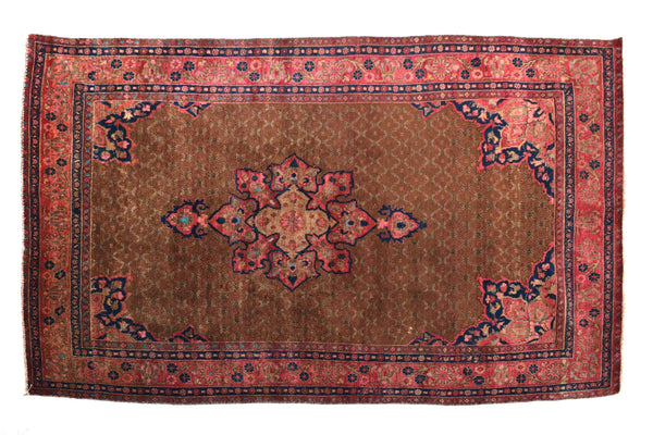 5x8 ft Handmade area rug from Anatolian design Turkish wool carpet SHR1918 Vintage rug, Antique rug, Area rug, Organic wool rug