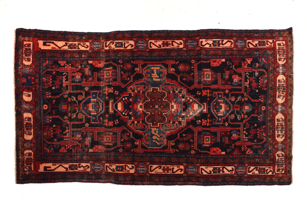 5x11 ft Handmade area rug from Anatolian design Turkish wool carpet SHR1919 Vintage rug, Antique rug, Area rug, Organic wool rug