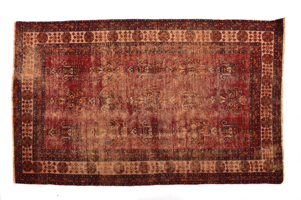 4x6 ft Handmade area rug from Anatolian design Turkish wool carpet SHR1863 Vintage rug, Antique rug, Area rug, Organic wool rug