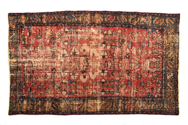 3x5 ft Handmade area rug from Anatolian design Turkish wool carpet SHR1879 Vintage rug, Antique rug, Area rug, Organic wool rug