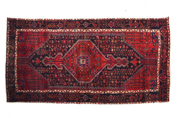 5x10 ft Handmade area rug from Anatolian design Turkish wool carpet SHR1917 Vintage rug, Antique rug, Area rug, Organic wool rug